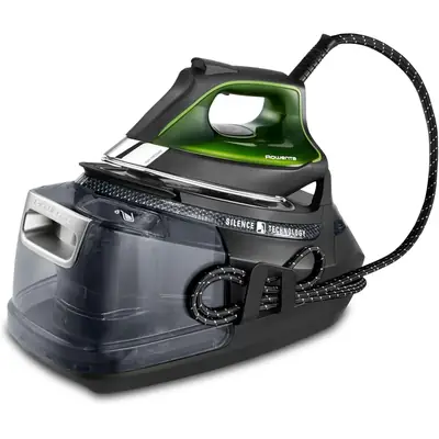 Centrale vapeur Rowenta Silence Steam Pro DG9248F0 noire et verte